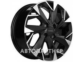 Khomen Wheels KHW1402(Corolla/X-RAY/Logan) 5.5x14 4x100 ET43 60.1 Black-FP